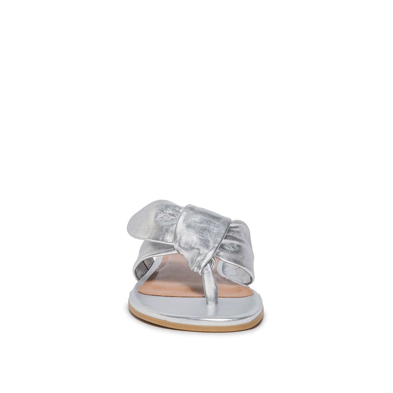 Sandalias Deslizantes Bernardo Harmony Thong Mujer Plateadas | EZI8148RJ