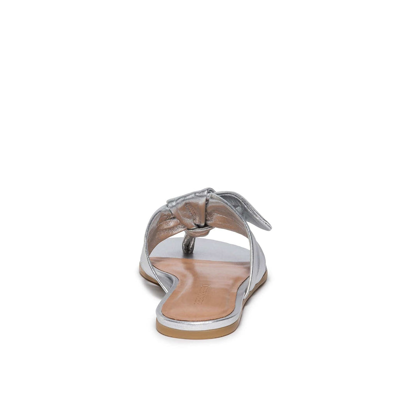 Sandalias Deslizantes Bernardo Harmony Thong Mujer Plateadas | EZI8148RJ