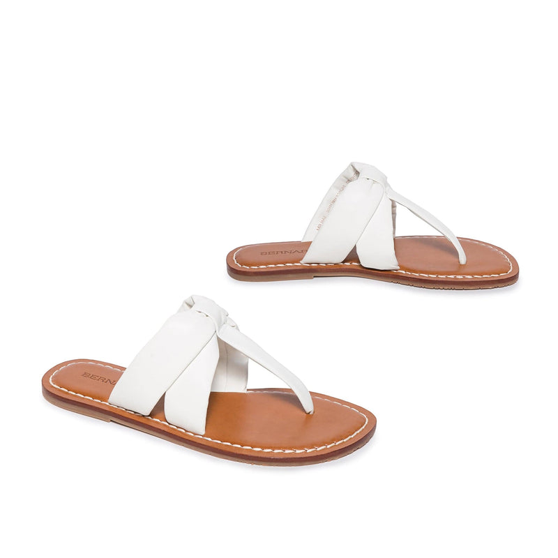 Sandalias Deslizantes Bernardo Margaret Thong Mujer Blancas | ULJ8799SN