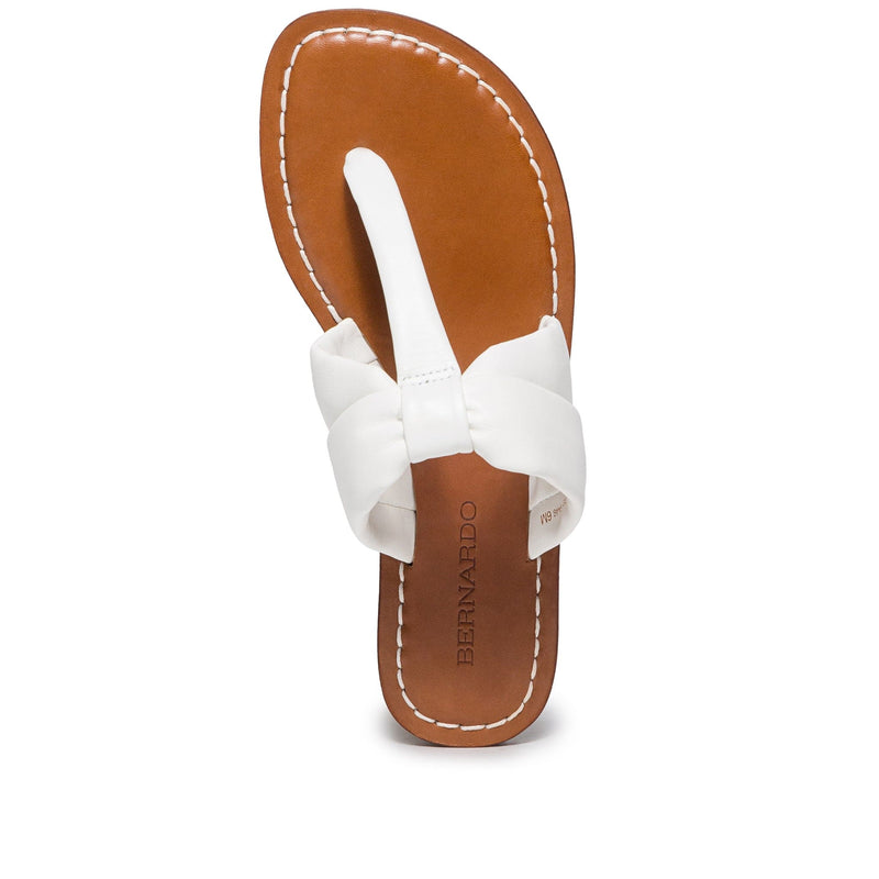 Sandalias Deslizantes Bernardo Margaret Thong Mujer Blancas | ULJ8799SN