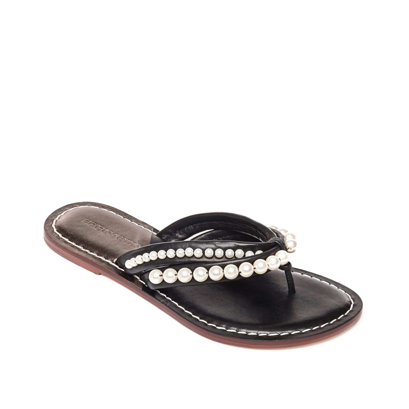 Sandalias Deslizantes Bernardo Miami Pearl Mujer Negras | RFE1135ZO