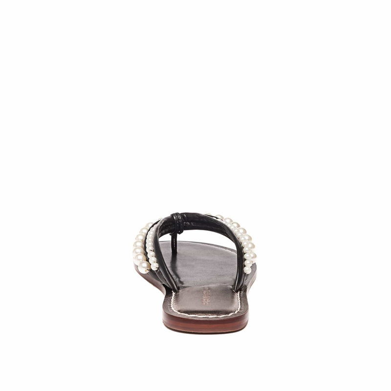 Sandalias Deslizantes Bernardo Miami Pearl Mujer Negras | RFE1135ZO