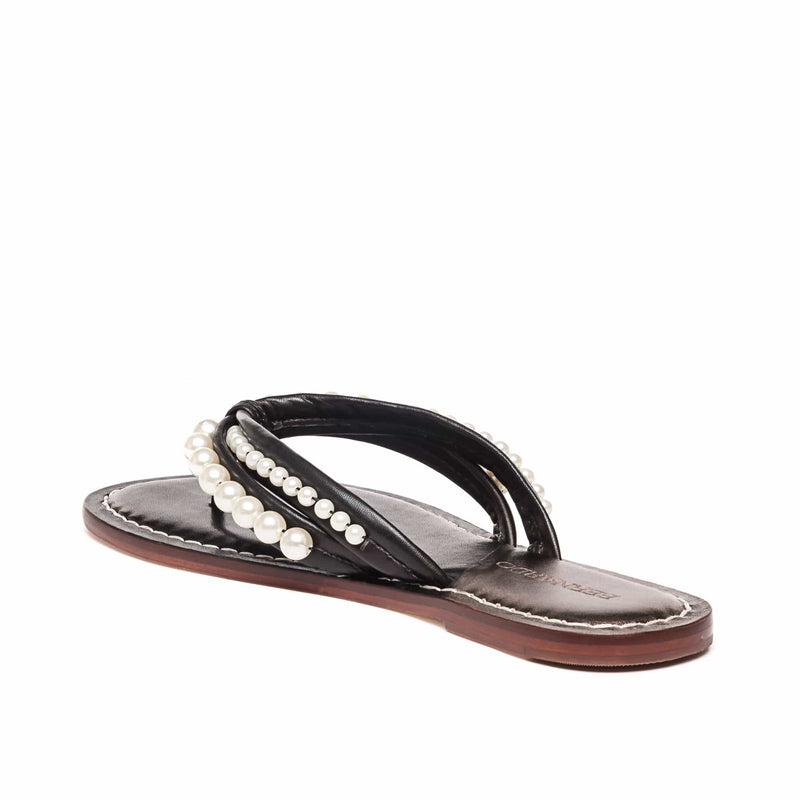 Sandalias Deslizantes Bernardo Miami Pearl Mujer Negras | RFE1135ZO