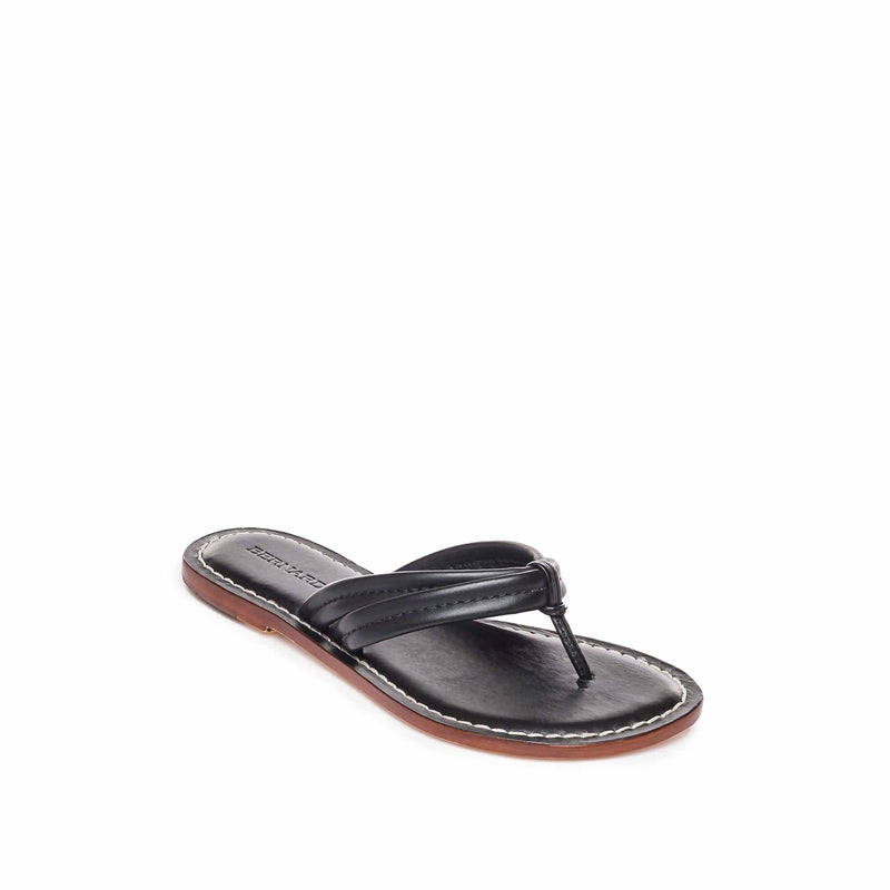 Sandalias Deslizantes Bernardo Miami Thong Mujer Negras | OTZ4657AH