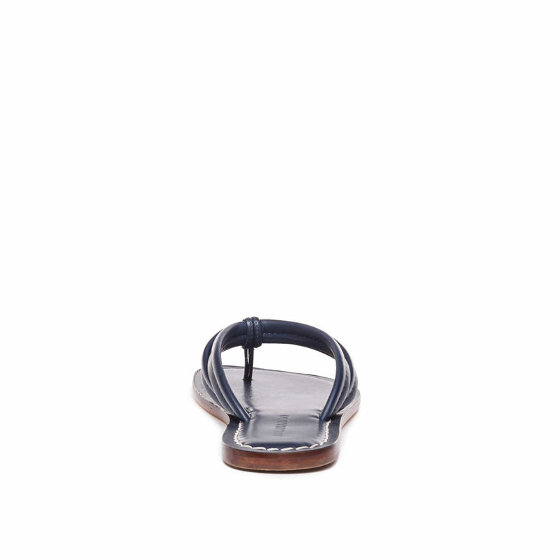 Sandalias Deslizantes Bernardo Miami Thong Mujer Azul Marino | ZVZ3261ZP