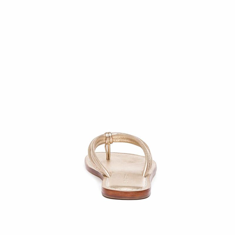 Sandalias Deslizantes Bernardo Miami Thong Mujer Doradas | EWW5877KT