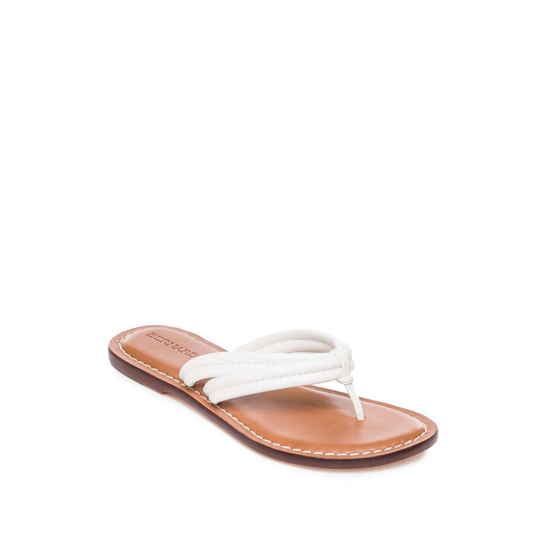 Sandalias Deslizantes Bernardo Miami Thong Mujer Blancas | GQT9691HS