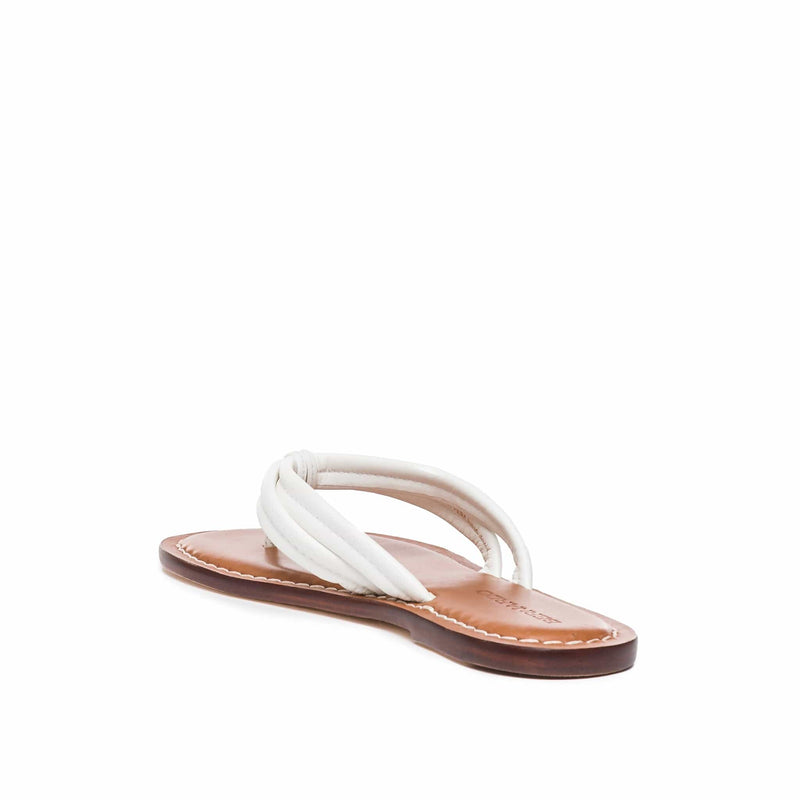 Sandalias Deslizantes Bernardo Miami Thong Mujer Blancas | GQT9691HS