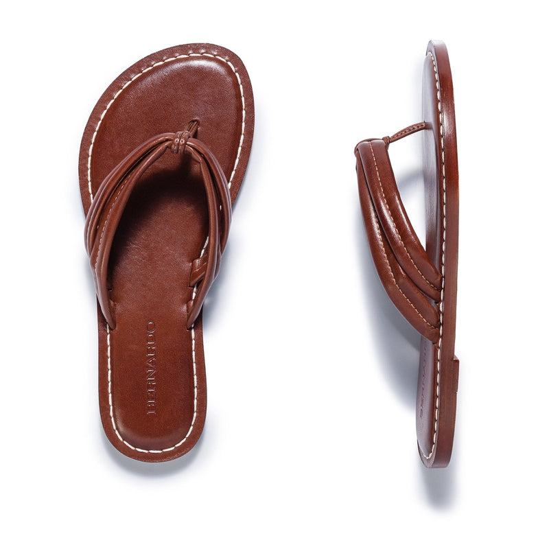 Sandalias Deslizantes Bernardo Miami Thong Mujer Chocolate | RMC8567VV