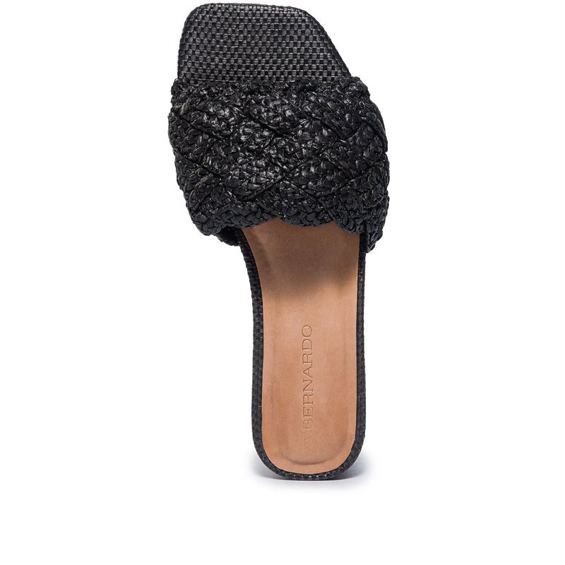 Sandalias Deslizantes Bernardo Pixie Mujer Negras | IYL7526ZM