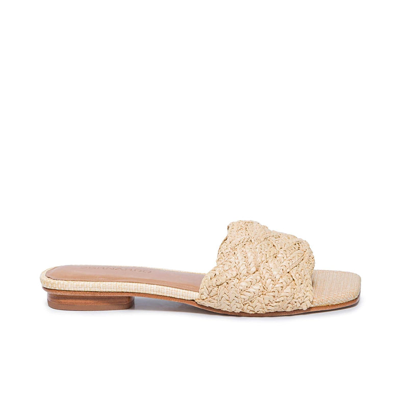 Sandalias Deslizantes Bernardo Pixie Mujer Beige | UUZ6530XU