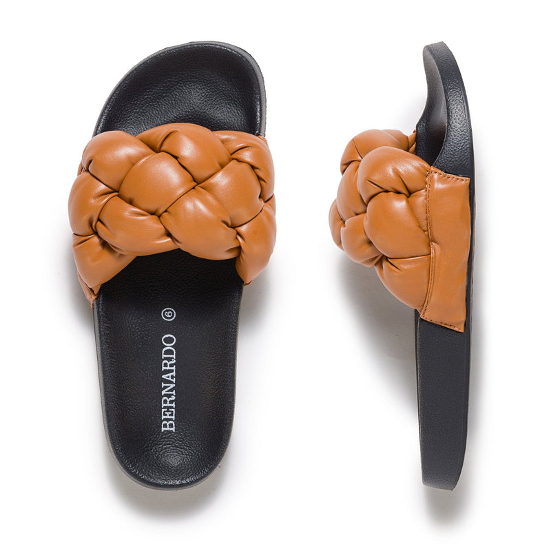 Sandalias Deslizantes Bernardo Rylee Pool Mujer Marrones Oscuro | KVI3348ER