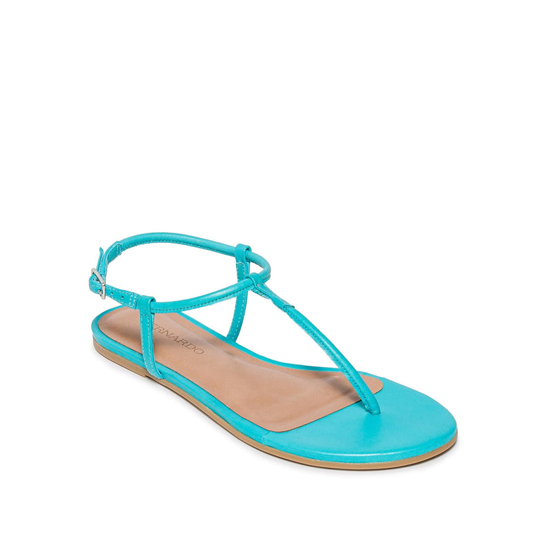 Sandalias Planas Bernardo Haven Thong Mujer Azules | CSL1557JV
