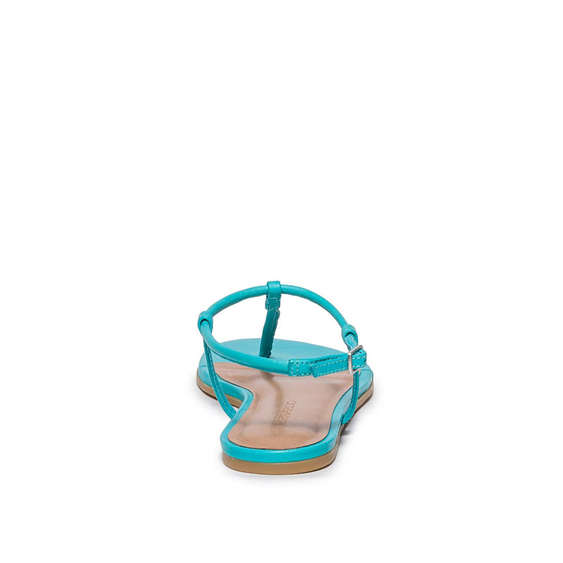 Sandalias Planas Bernardo Haven Thong Mujer Azules | CSL1557JV