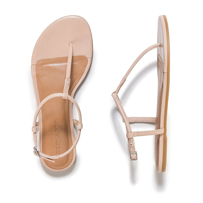 Sandalias Planas Bernardo Haven Thong Mujer Rosas | SEU2042EY