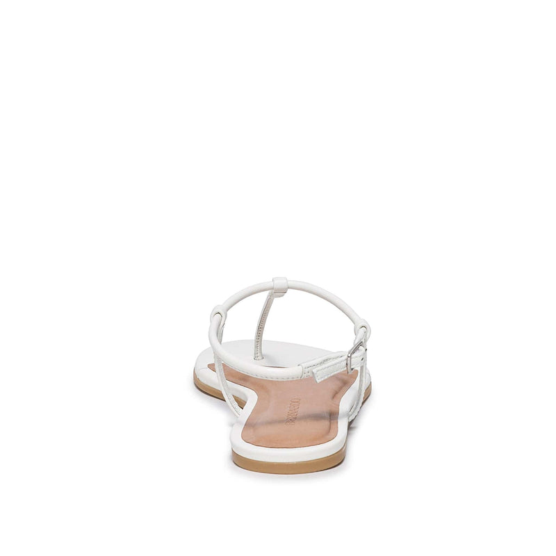 Sandalias Planas Bernardo Haven Thong Mujer Blancas | CUX3591UY