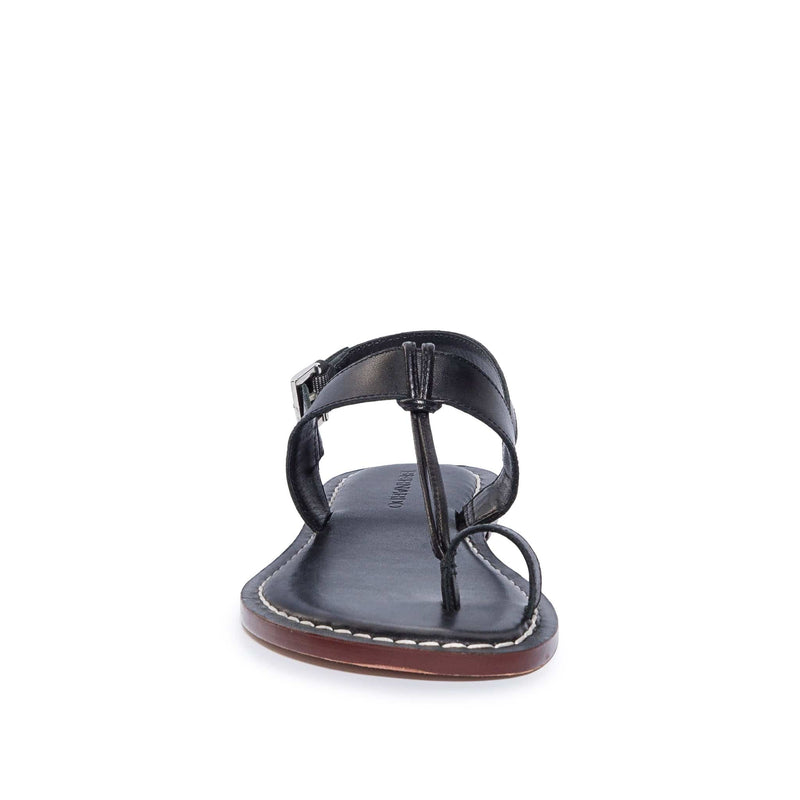 Sandalias Planas Bernardo Maverick 2 Toe Ring Mujer Negras | ZFJ2100EM