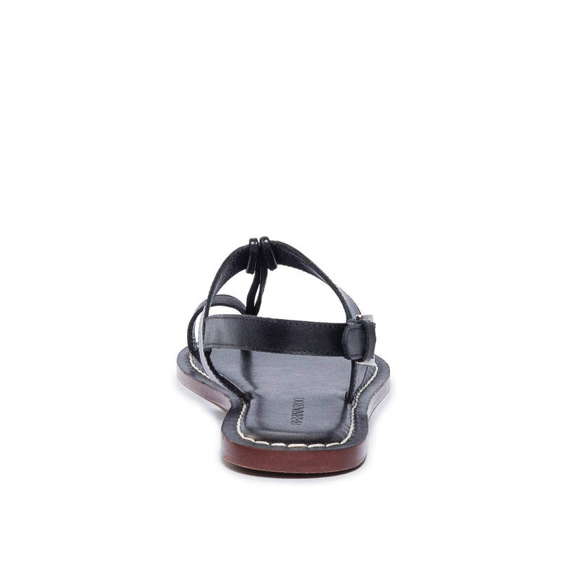 Sandalias Planas Bernardo Maverick 2 Toe Ring Mujer Negras | ZFJ2100EM