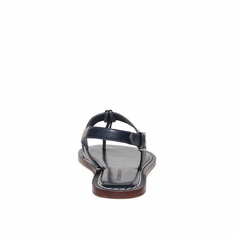 Sandalias Planas Bernardo Maverick 2 Toe Ring Mujer Azul Marino | CGE9264DS