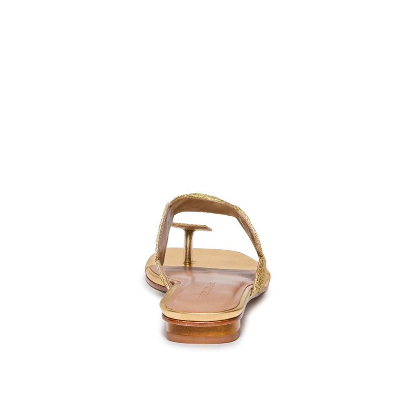 Sandalias Planas Bernardo Palermo Mujer Doradas | RCC1733MU