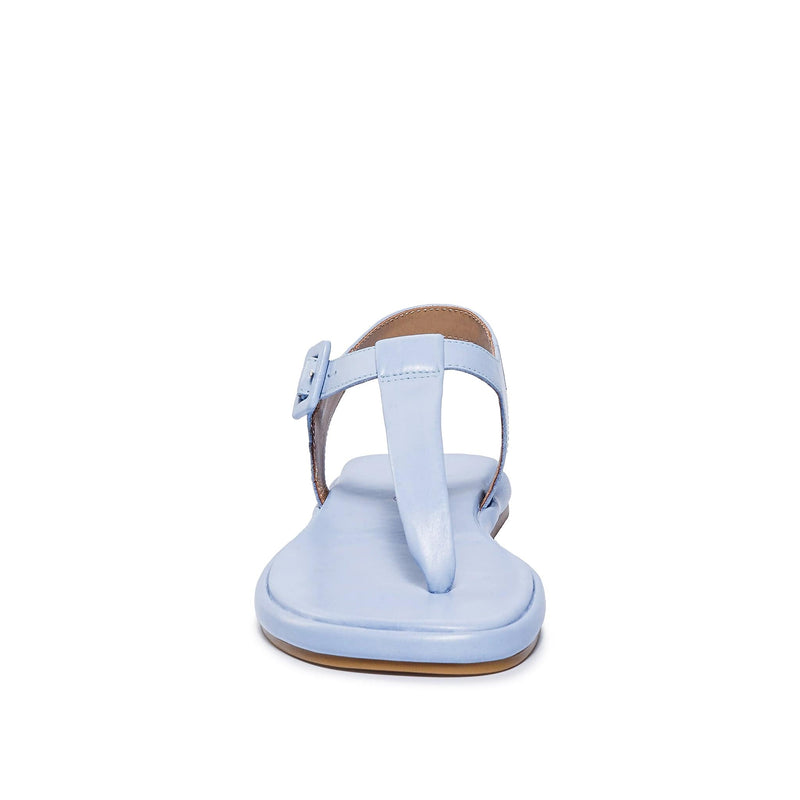 Sandalias Planas Bernardo Tucson T-Strap Mujer Azules | BJS169JF