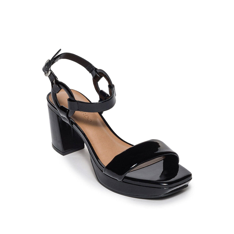 Sandalias Plataforma Bernardo Candace Mujer Negras | OSF3874SA