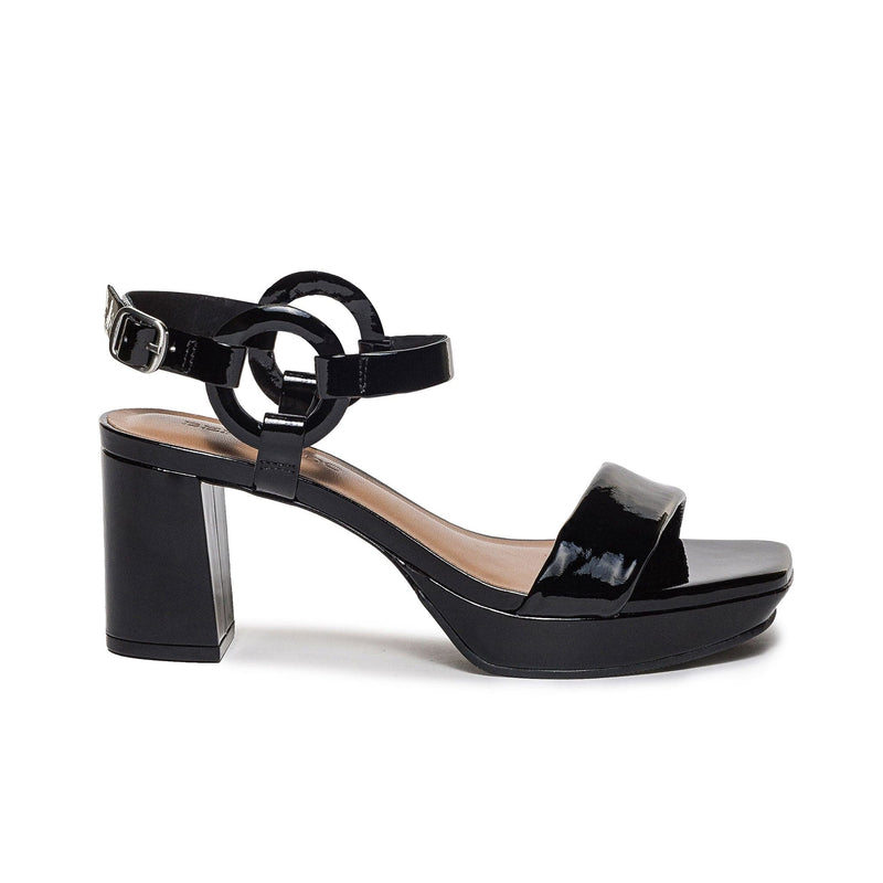 Sandalias Plataforma Bernardo Candace Mujer Negras | OSF3874SA