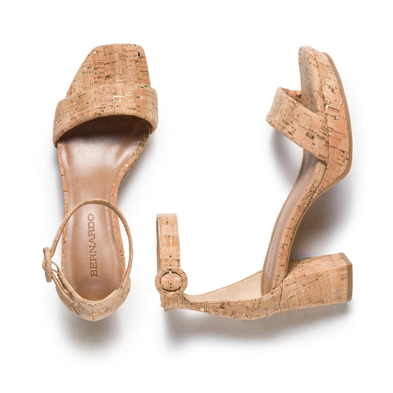 Sandalias Plataforma Bernardo Carla Mujer Marrones | ZKP10060ZK