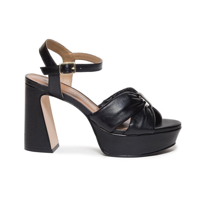 Sandalias Plataforma Bernardo Veronika Mujer Negras | NYY3215YZ