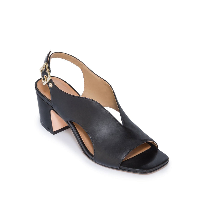 Sandalias Tacones Bernardo Bedford Mid Mujer Negras | XFW657ET