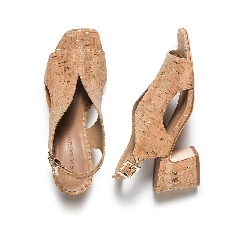 Sandalias Tacones Bernardo Bedford Mid Mujer Marrones | MMO8786NY