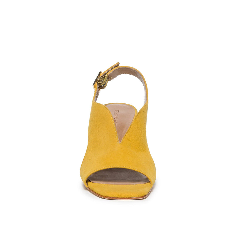 Sandalias Tacones Bernardo Bedford Mid Mujer Amarillo | SZV3178SZ