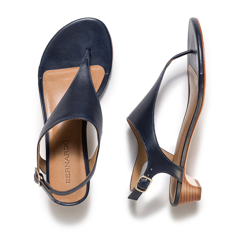 Sandalias Tacones Bernardo Goldy Demi Mujer Azul Marino | UZS7724UQ