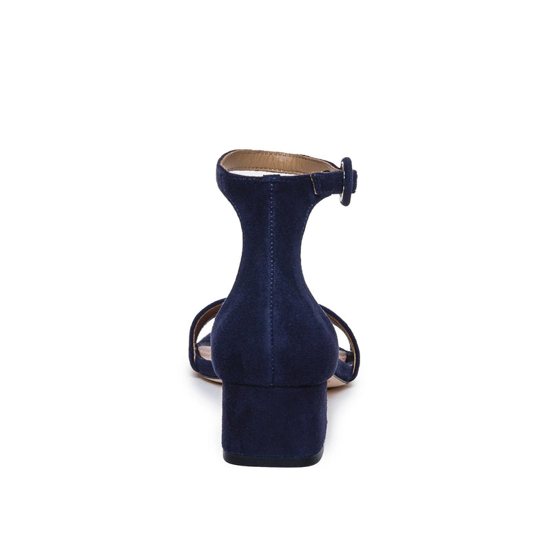 Sandalias Tacones Bernardo Jalena Low Mujer Azul Marino Oscuro | ZAJ388MB