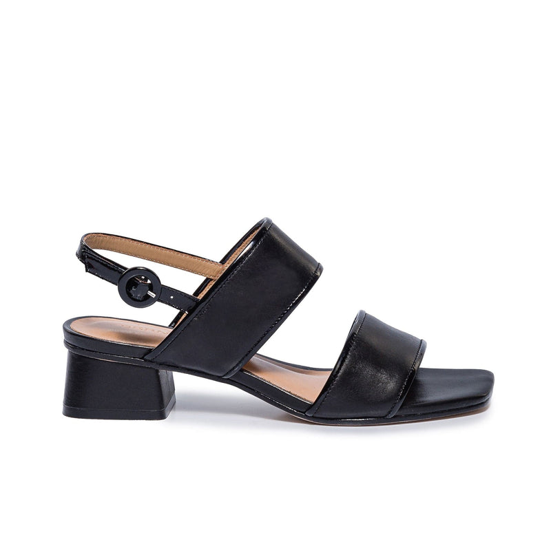 Sandalias Tacones Bernardo Jasper Slingback Mujer Negras | HLU128NH
