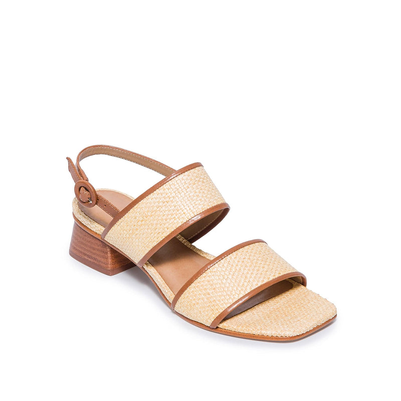 Sandalias Tacones Bernardo Jasper Slingback Mujer Marrones Claro | IMB5579MC