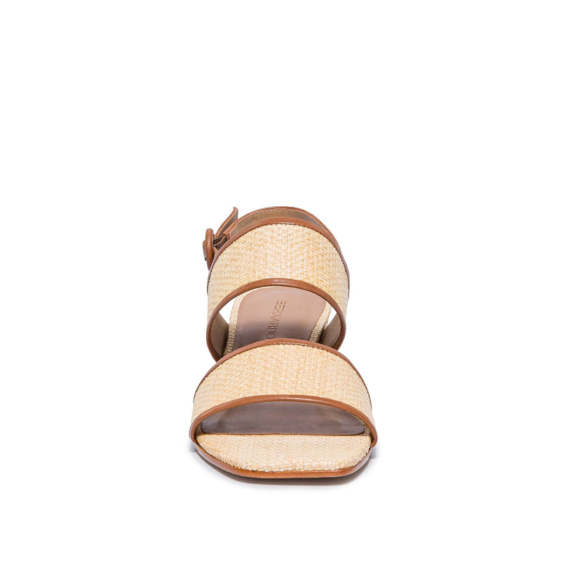 Sandalias Tacones Bernardo Jasper Slingback Mujer Marrones Claro | IMB5579MC