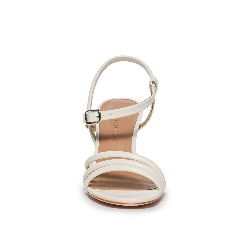 Sandalias Tacones Bernardo Noor Mujer Blancas | SPU524OO