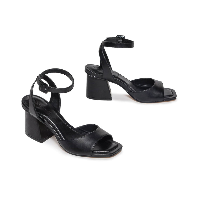 Sandalias Tacones Bernardo Nyack Mujer Negras | MFT5797EG