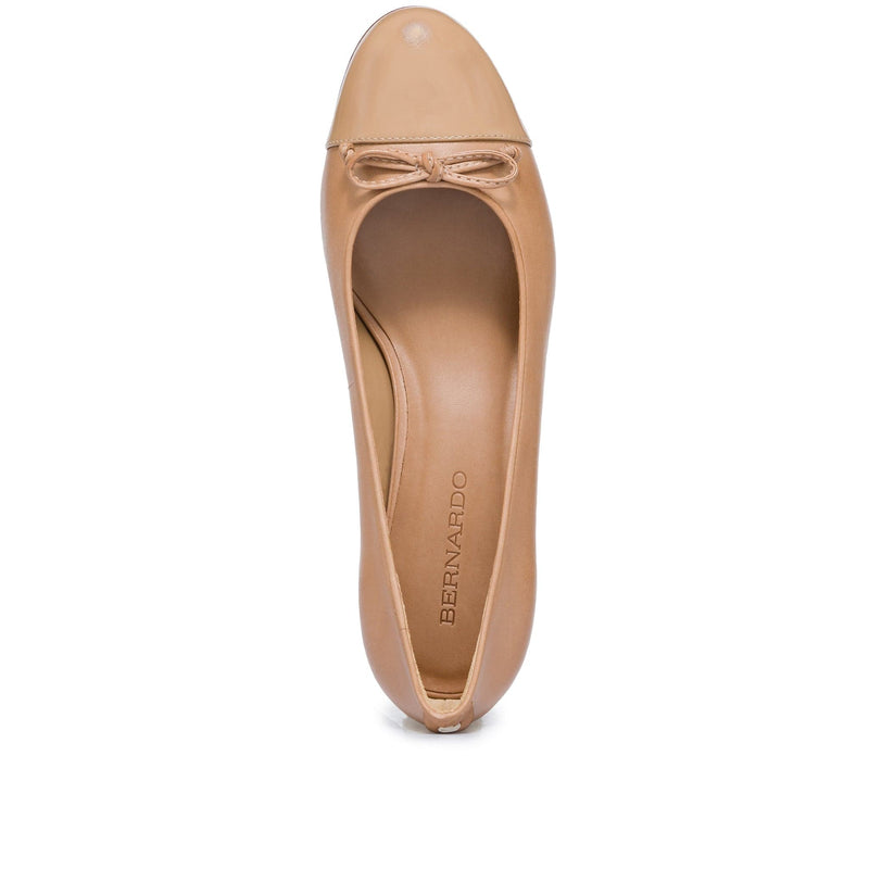 Tacones Bernardo Marisol Ballerina Mujer Marrones | XTI226QO