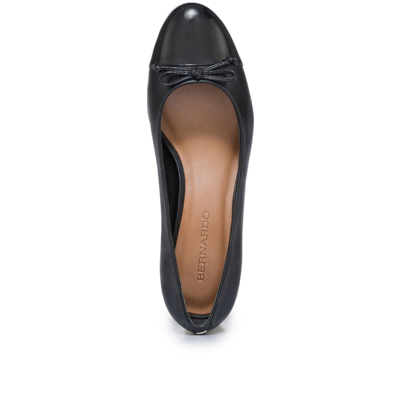 Tacones Bernardo Marisol Ballerina Mujer Negras | ZNA679TO