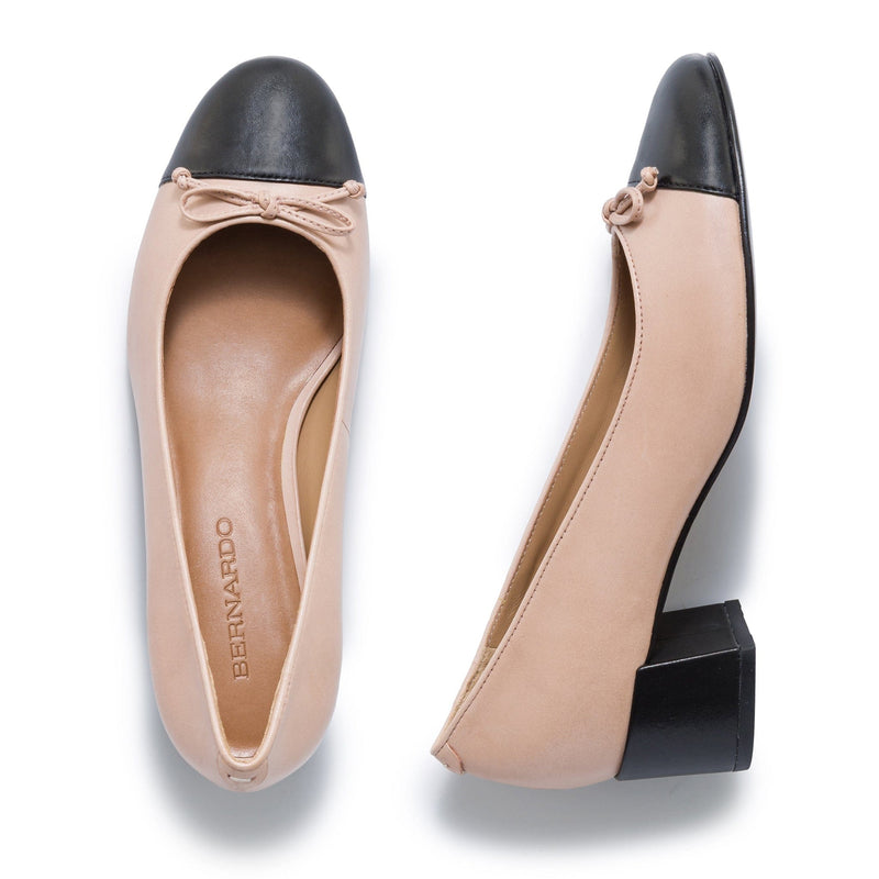 Tacones Bernardo Marisol Ballerina Mujer Rosas Negras | OMD1322LL