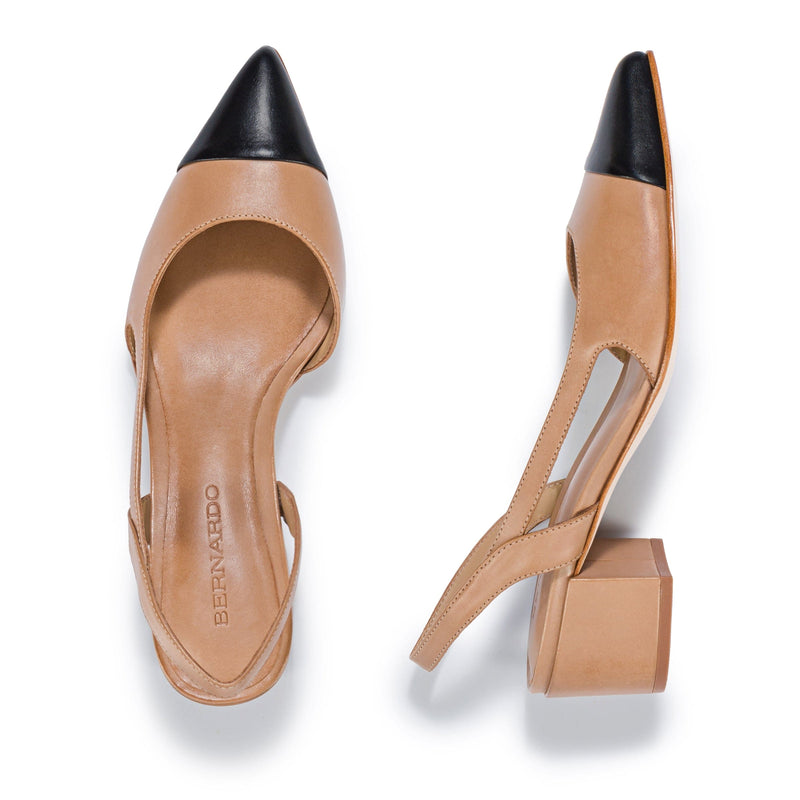Tacones Bernardo Monroe Mujer Marrones Negras | VFV248AM