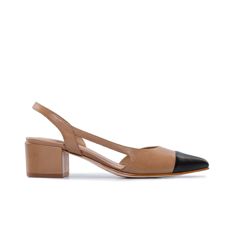Tacones Bernardo Monroe Mujer Marrones Negras | VFV248AM