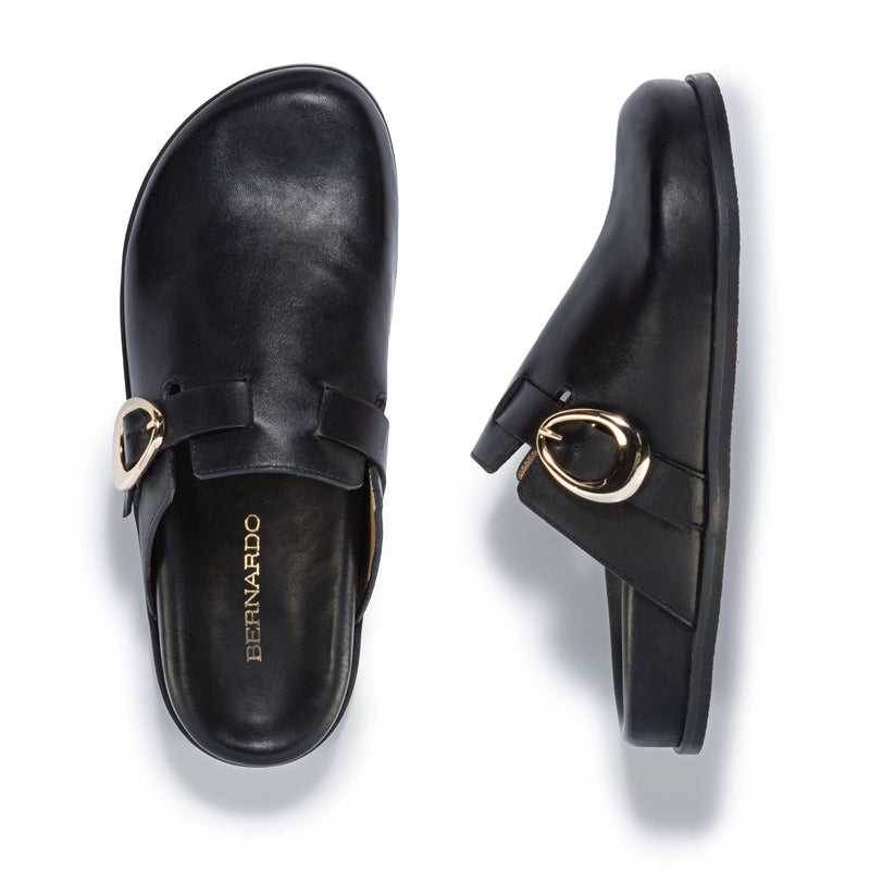 Zuecos Bernardo Easton Slip On Mujer Negras | GYC8694MB